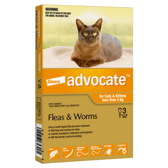 Advocate - Fleas & Worms 3pk