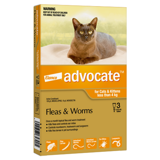 Advocate - Fleas & Worms 3pk