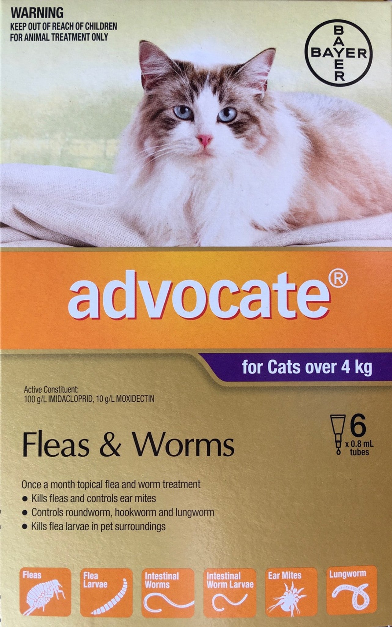 Advocate - Fleas & Worms 3pk
