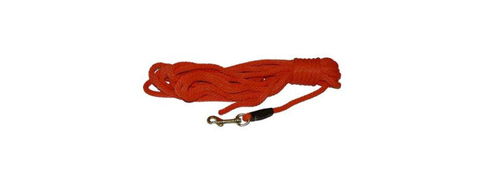 Training Leash Check Cord 3/8' Orange