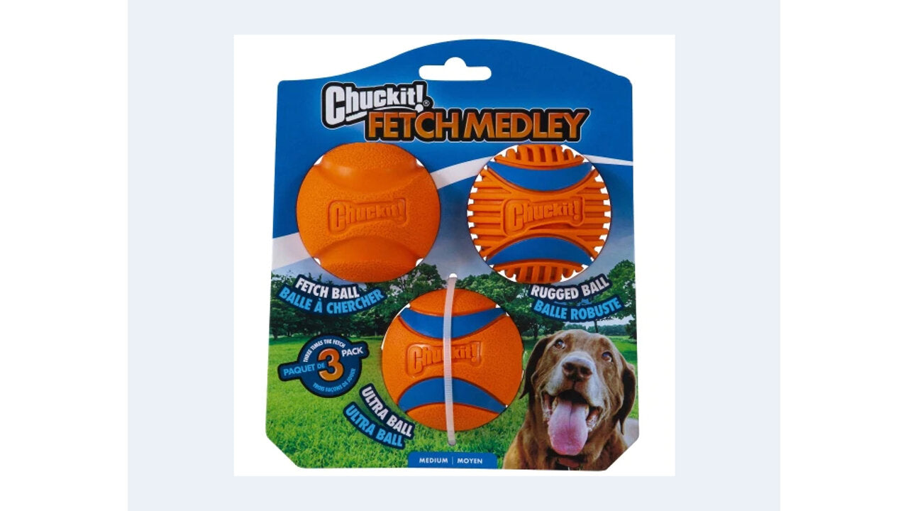 Chuckit! Fetch Medley Gen3 3pk