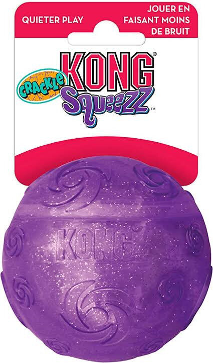 Kong - Squeezz Crackle Ball