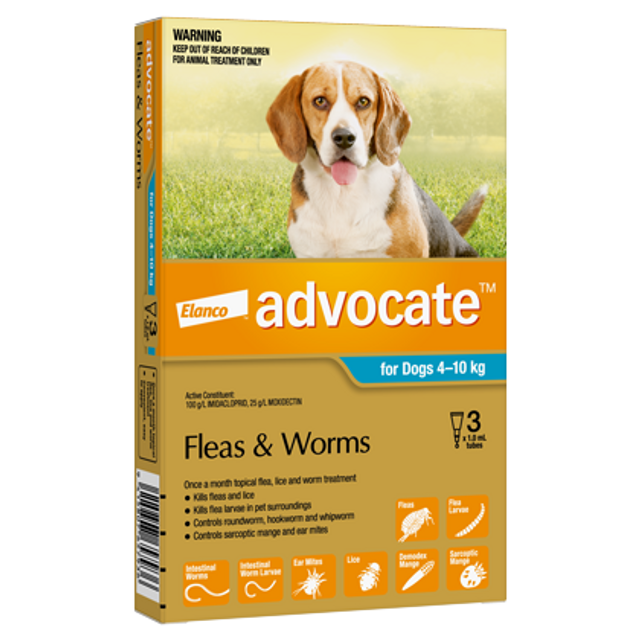 Advocate - Fleas & Worms 3pk