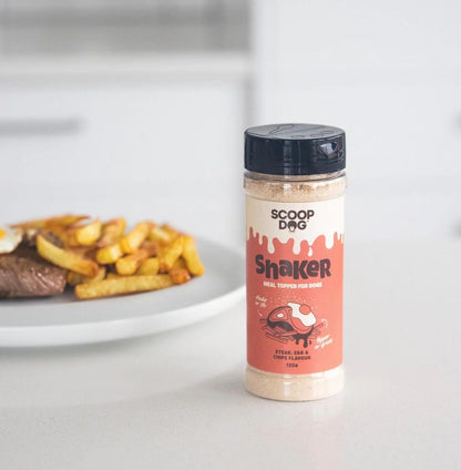 Scoop Dog Shaker - Steak, Egg & Chips
