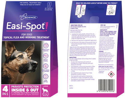 Easi-Spot Flea & Worm Treatment - Cat & Dog