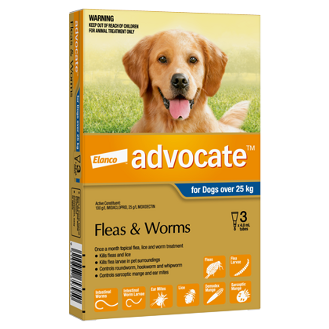 Advocate - Fleas & Worms 3pk