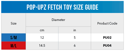Rogz Pop Upz Fetch Toy
