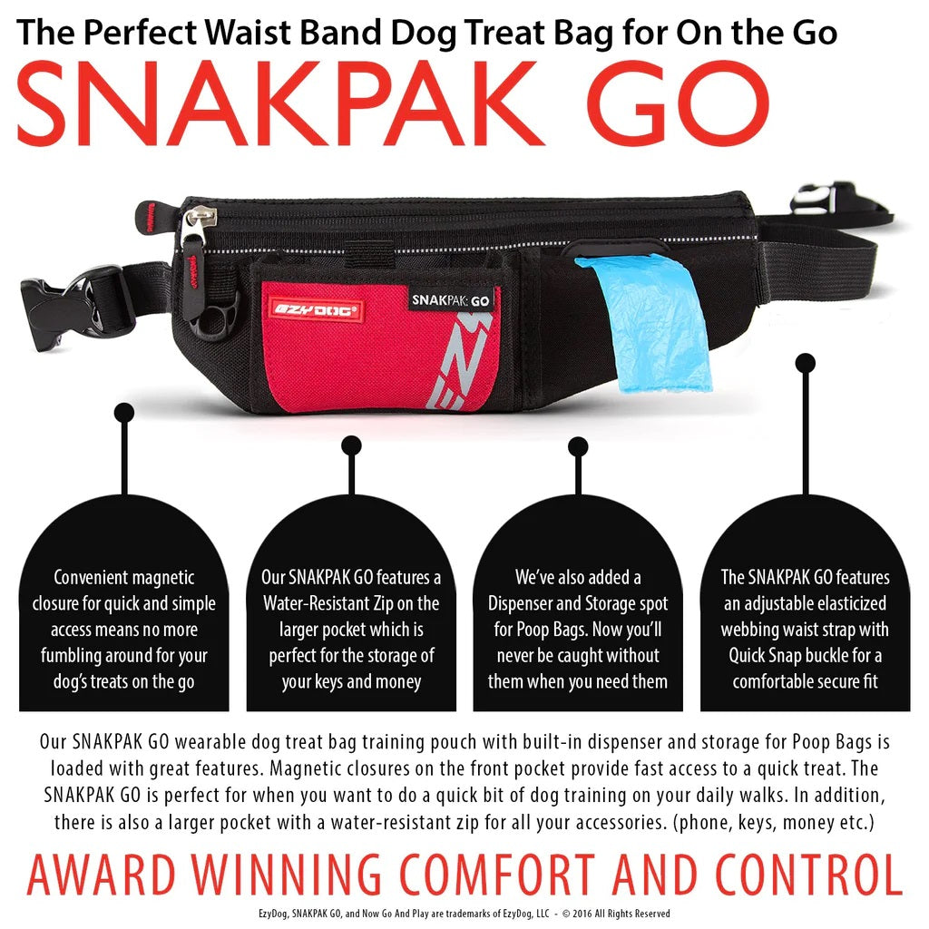 EzyDog SnakPak Go Treat Belt