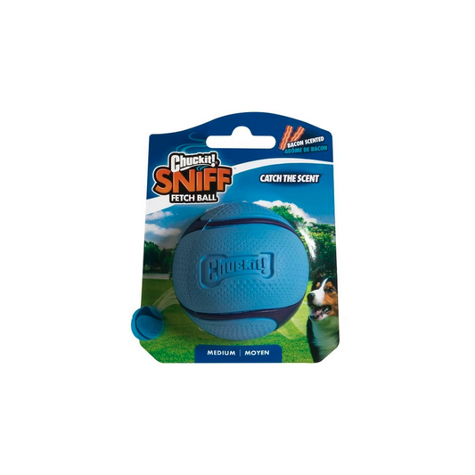 Chuckit! Sniff Fetch Ball Bacon Medium