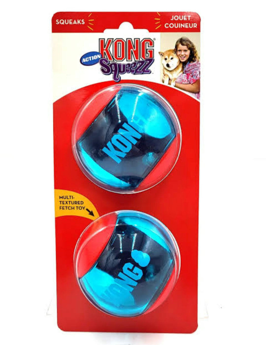 Kong - Squeezz Action Ball