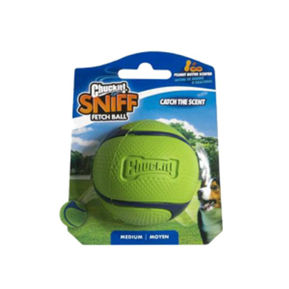 Chuckit! Sniff Fetch Ball Peanut Butter Medium