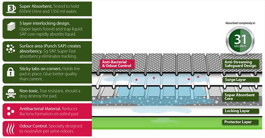 Yours Droolly - Urine Neutralising Training Pads